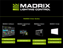 Tablet Screenshot of help.madrix.com